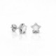 Celina star crystal earrings in silver