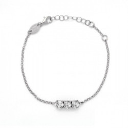 Celina circles crystal bracelet in silver