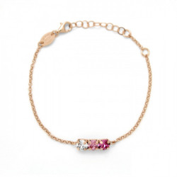 Celina circles rose bracelet in rose gold plating in gold plating
