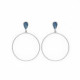 Silver Earrings Hoop XL