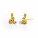Gold Earrings Teen rabbit