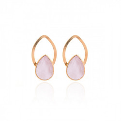 Pink Gold Earrings Carmen