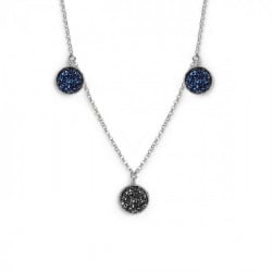Chiss Necklace Crystal - Silver