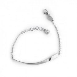 Jazz crystal bracelet in silver
