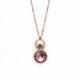 Basic antique pink antique pink necklace in rose gold plating in gold plating