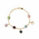 Gold Bracelet multicolor Necklace image