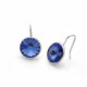 Basic sapphire earrings in silver