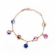 Pink Gold Bracelet multicolor Necklace image
