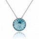 Basic aquamarine aquamarine necklace in silver