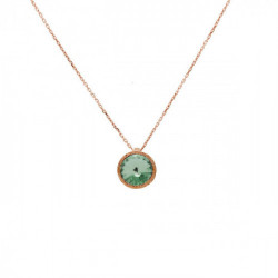 Basic chrysolite chrysolite necklace in rose gold plating in gold plating