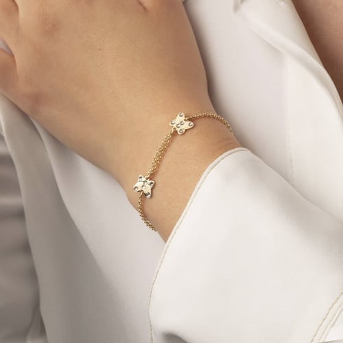 Cocolada butterfly crystal bracelet in gold plating