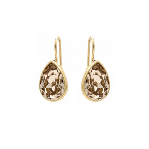 Essential light silk earrings in gold plating