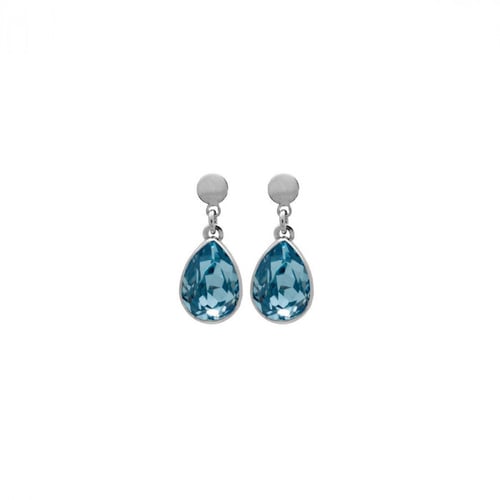 Essential aquamarine aquamarine earrings in silver