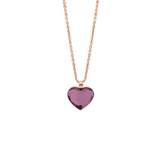 Cuore antique pink antique pink necklace in rose gold plating in gold plating