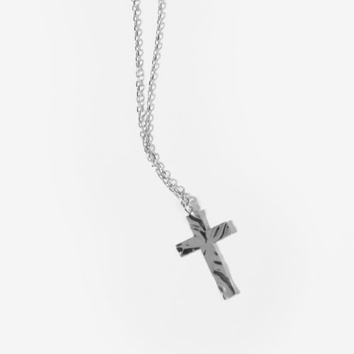 Arlene cross necklace in silver