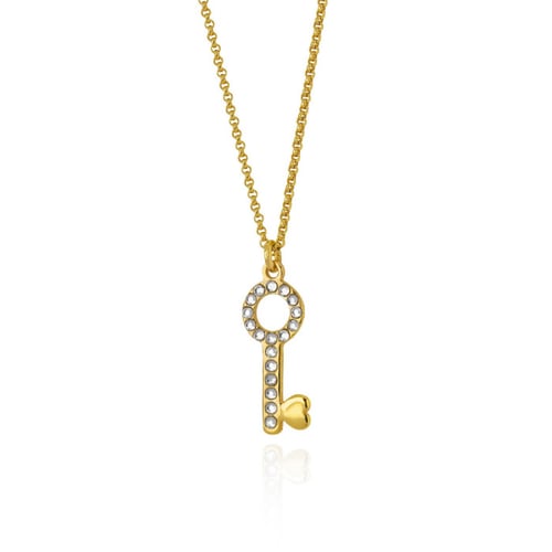 Collar llave crystal de Pure Love en oro