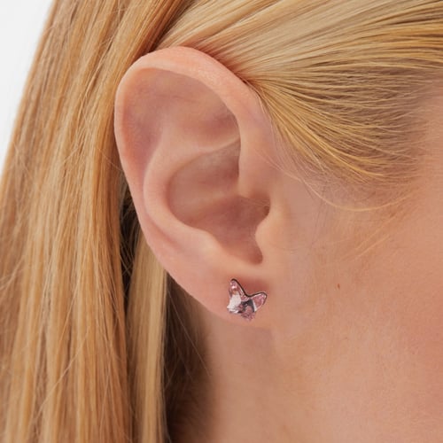 Fantasy butterfly roseline earrings in silver