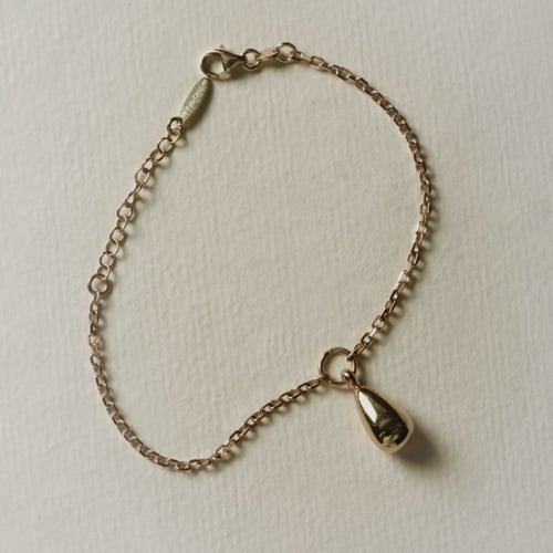 Eterna gold-plated drop adjustable bracelet