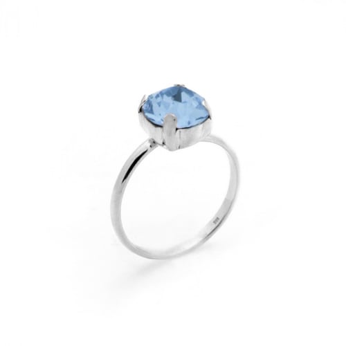 Celina light sapphire ring in silver