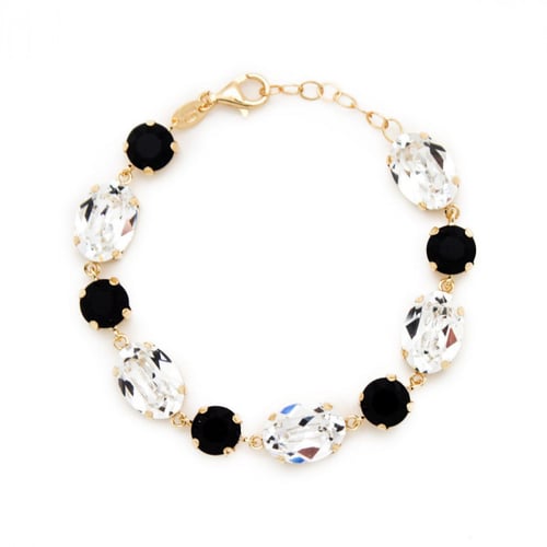Celina crystal bracelet in gold plating