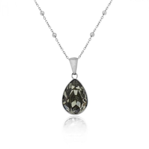 Essential diamond necklace in silver
