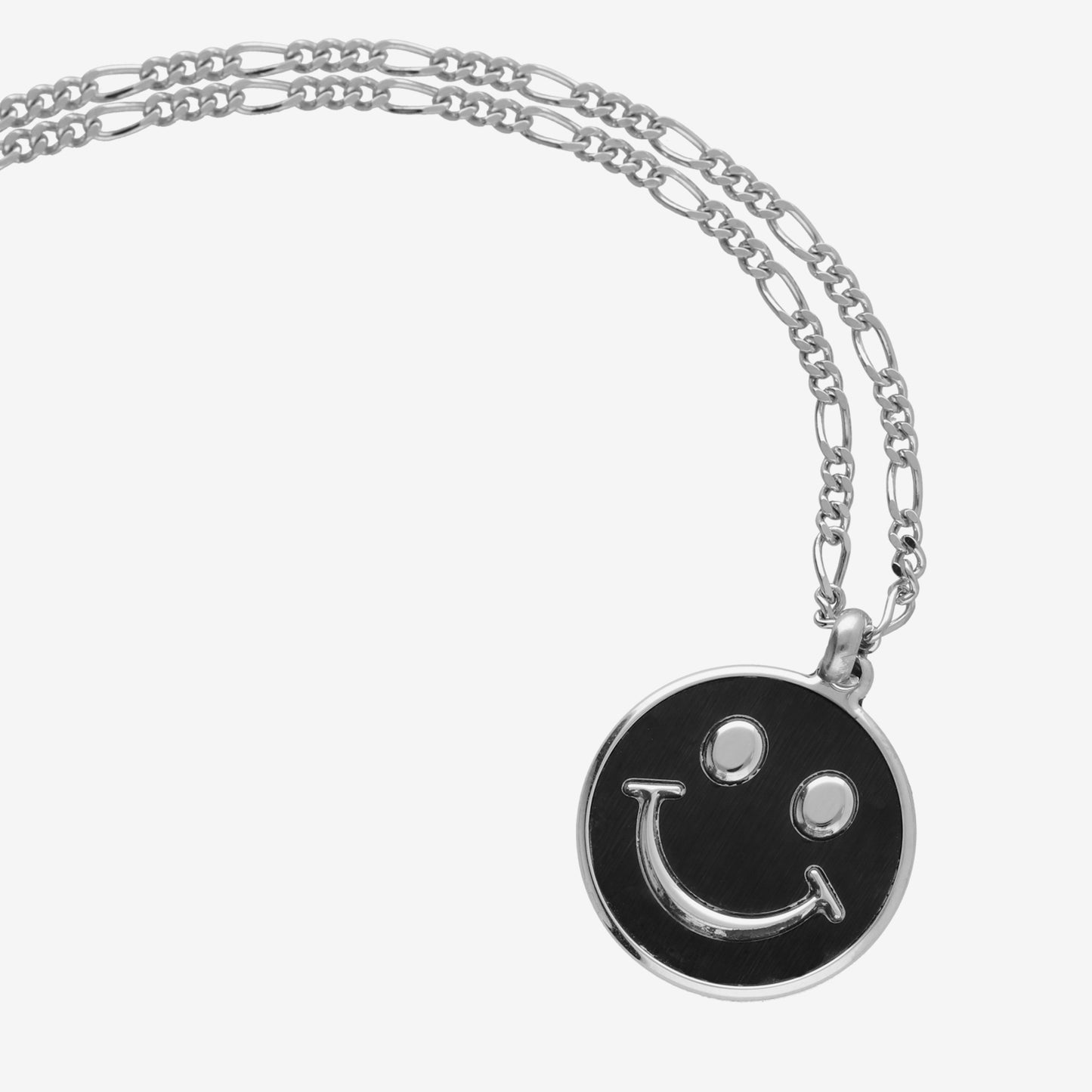Collar largo Ares en Plata baño rodio