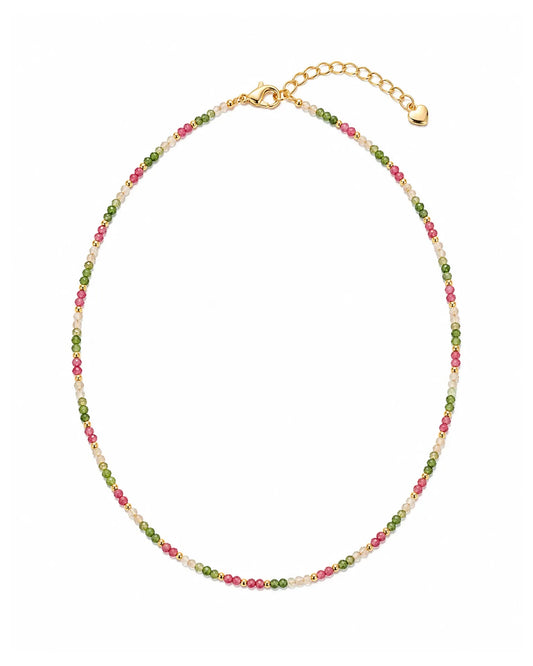Collar corto Brisa de colores de Latón