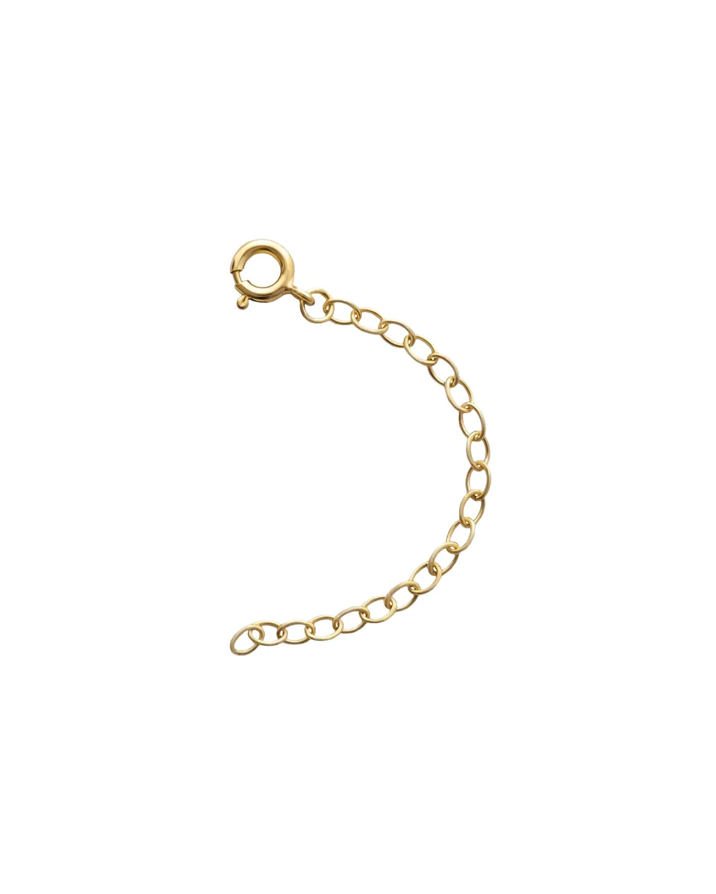 Silver necklace extender