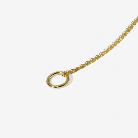 Collar corto Brava círculo en Plata