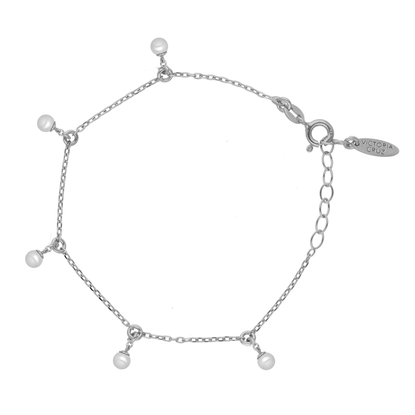 Pulsera Paulette perla en Plata