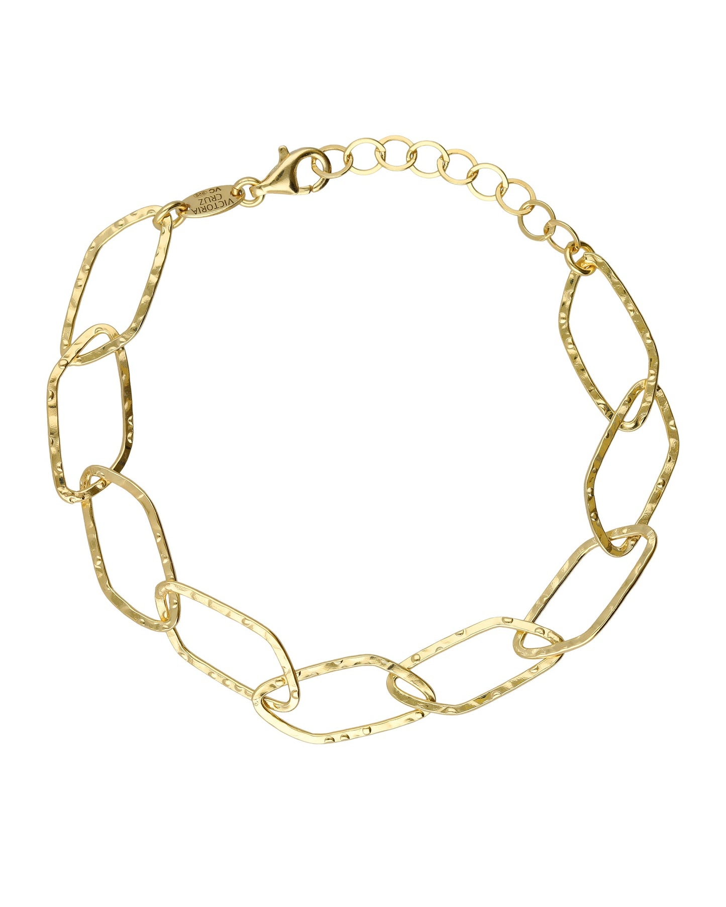 Pulsera textura eslabón Alpina en Plata