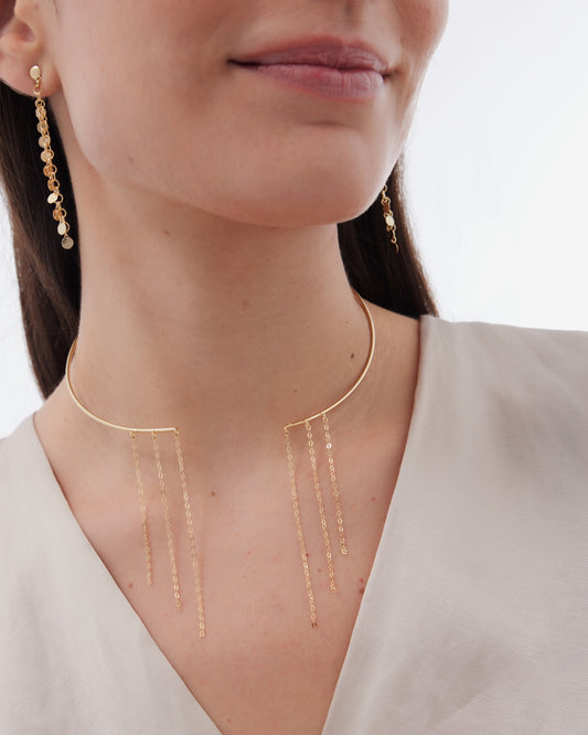 Choker Muse cadena en Plata