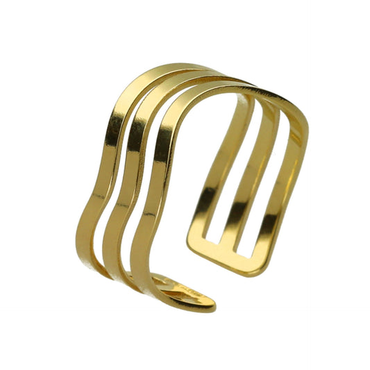 Anillo ajustable Connect en Plata