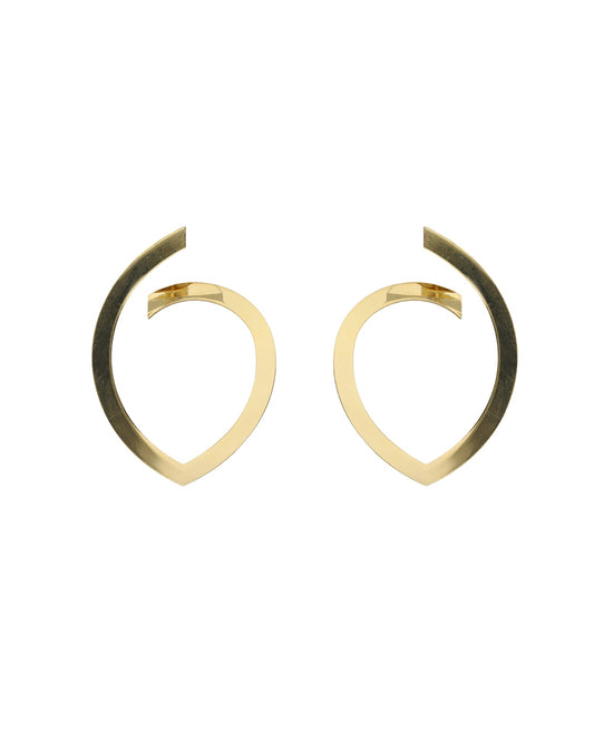 Pendientes cortos gota Alpina en Plata