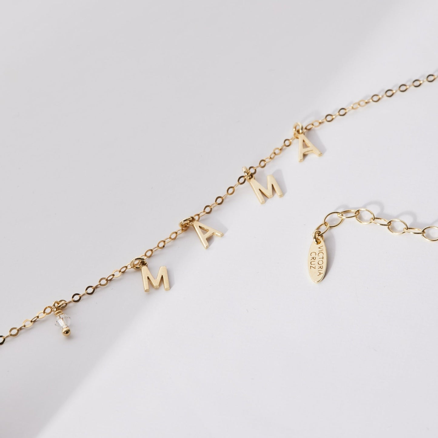 Collar personalizado Thename 4 letras en Plata