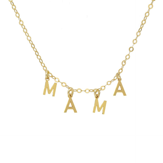 Collar personalizado Thename 4 letras en Plata