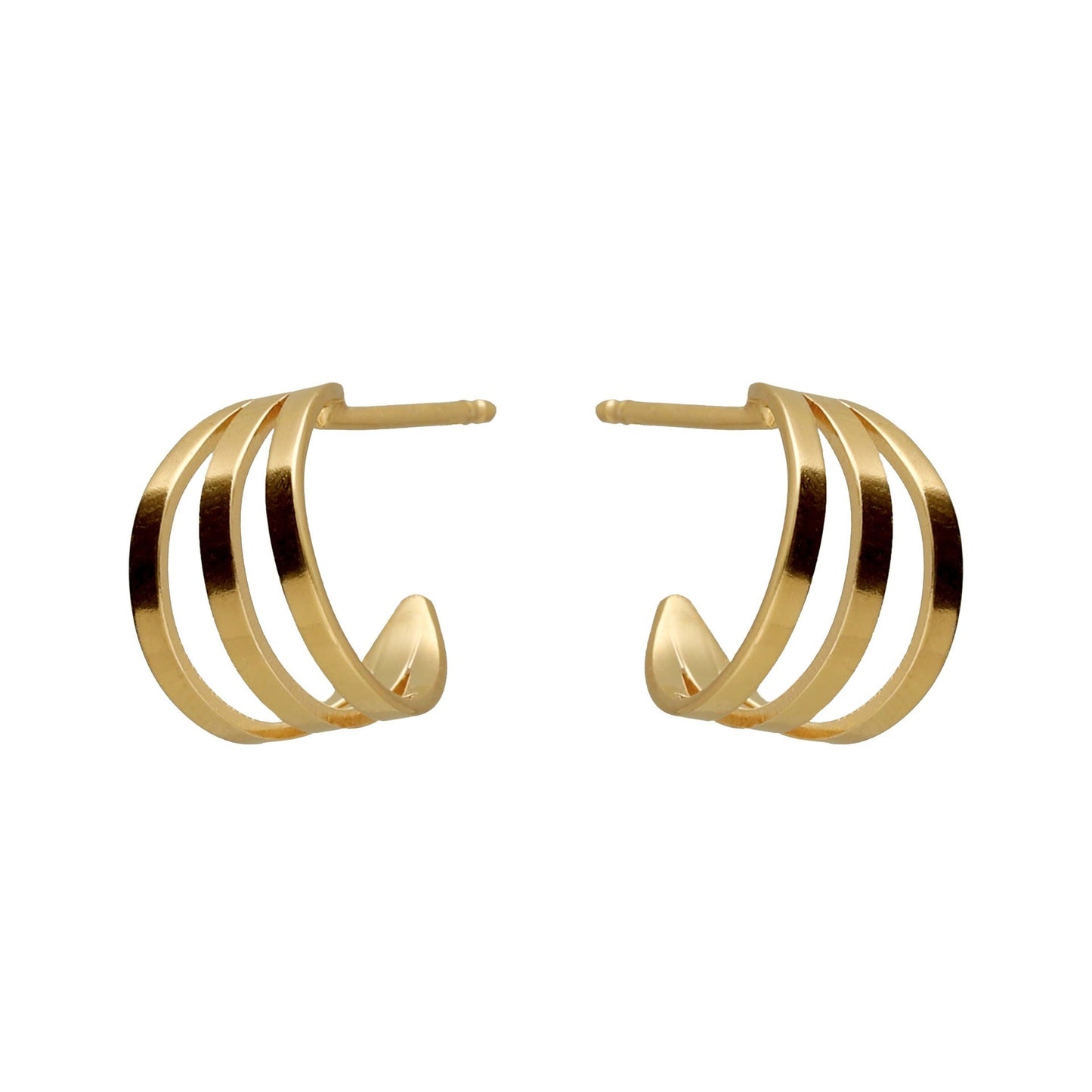 Pendientes aro Milan en Plata