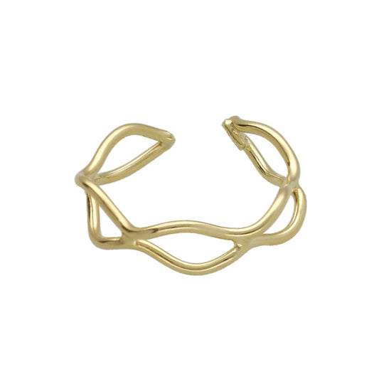 Anillo ajustable Viena en Plata