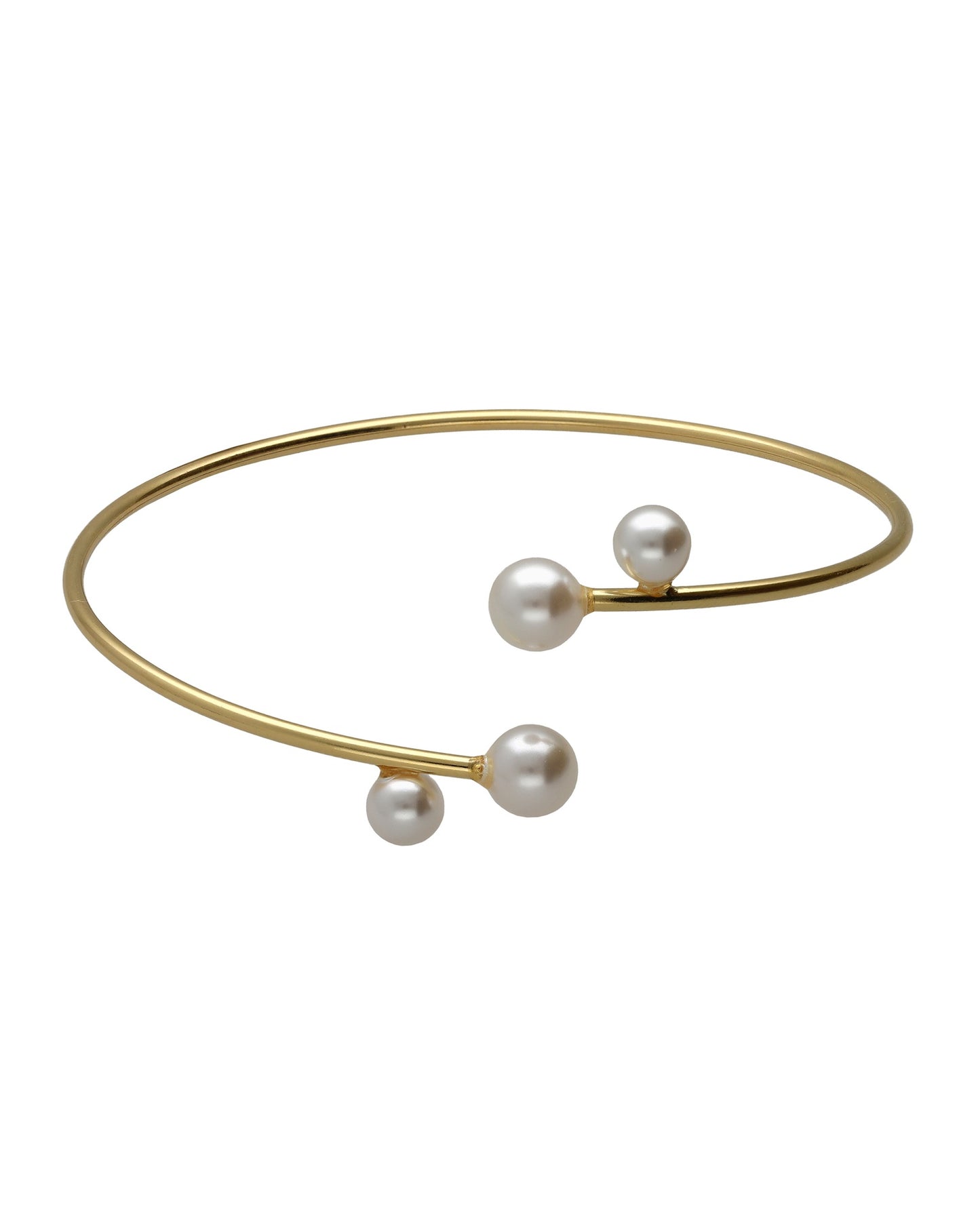 Brazalete Sera con perla en Plata