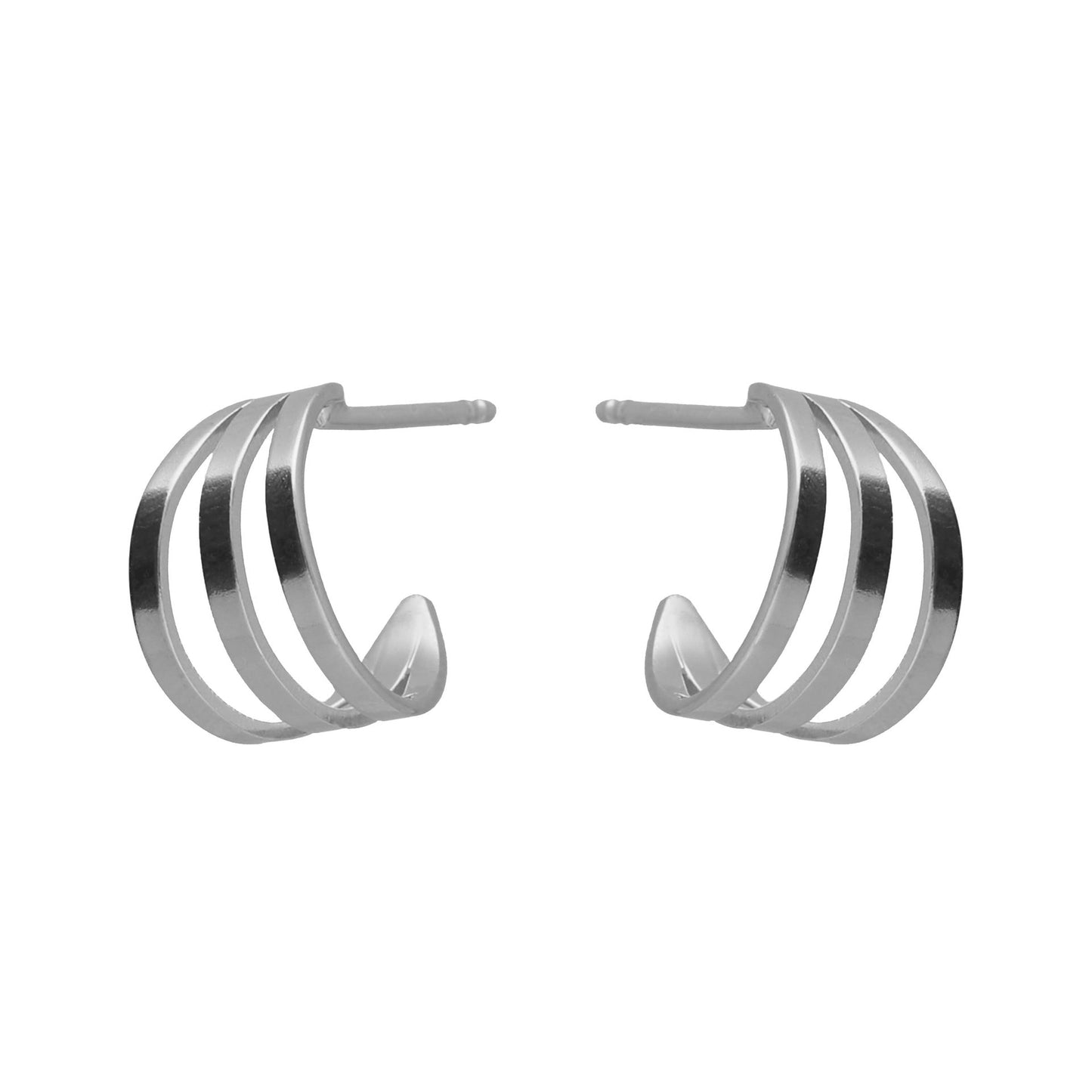 Pendientes aro Milan en Plata
