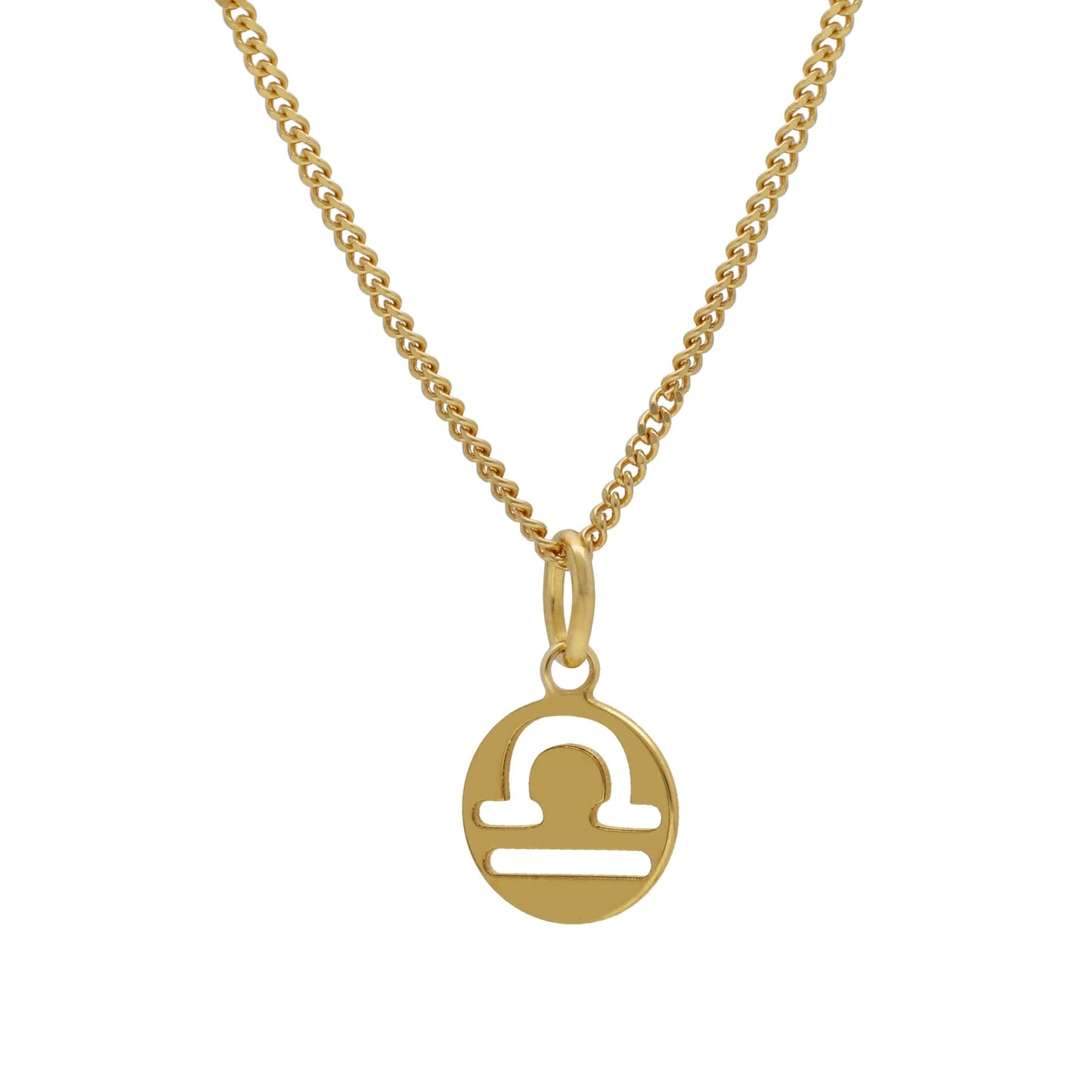 Collar corto Astra horóscopo en Plata baño Oro