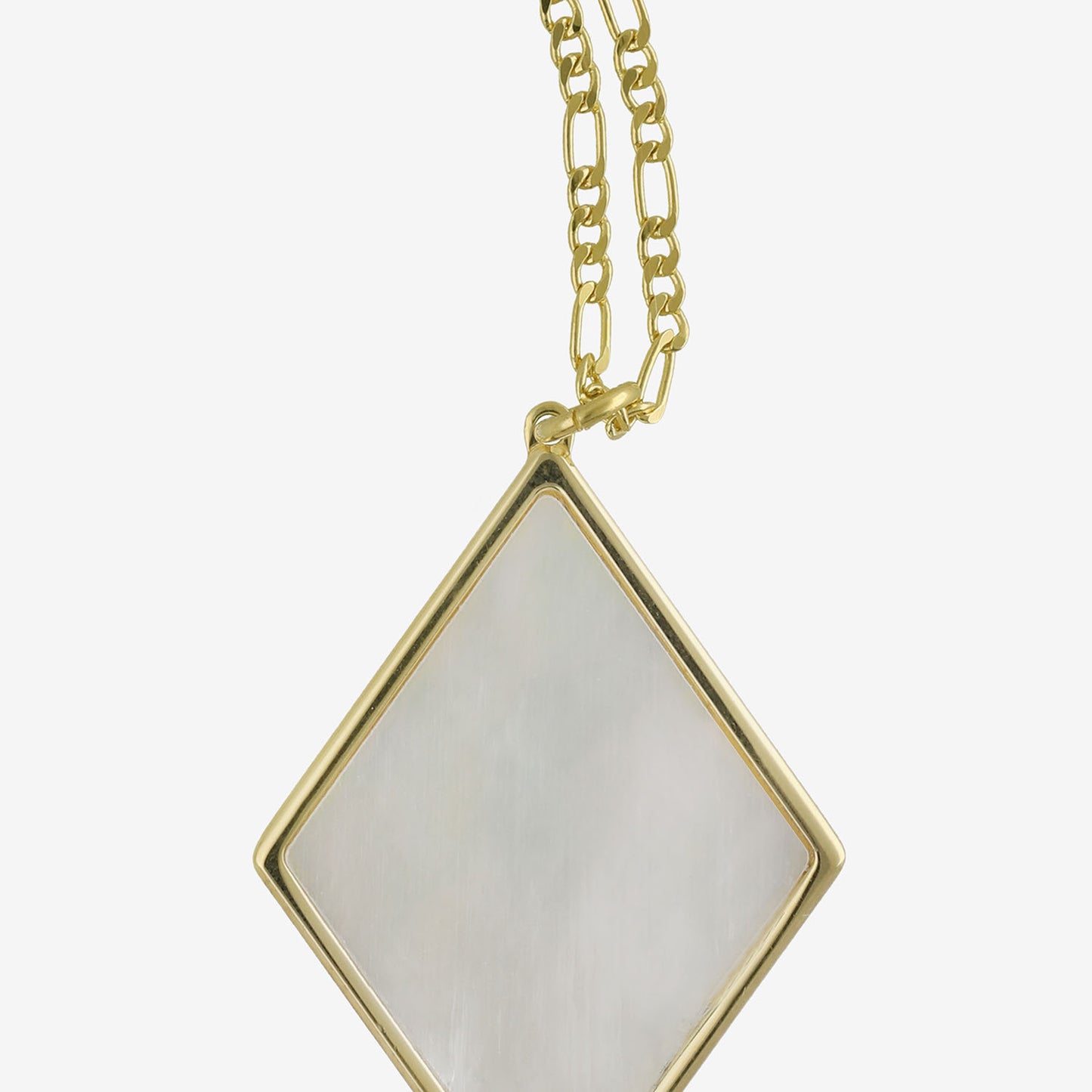 Collar corto Soulquest rombo nácar en Plata baño Oro