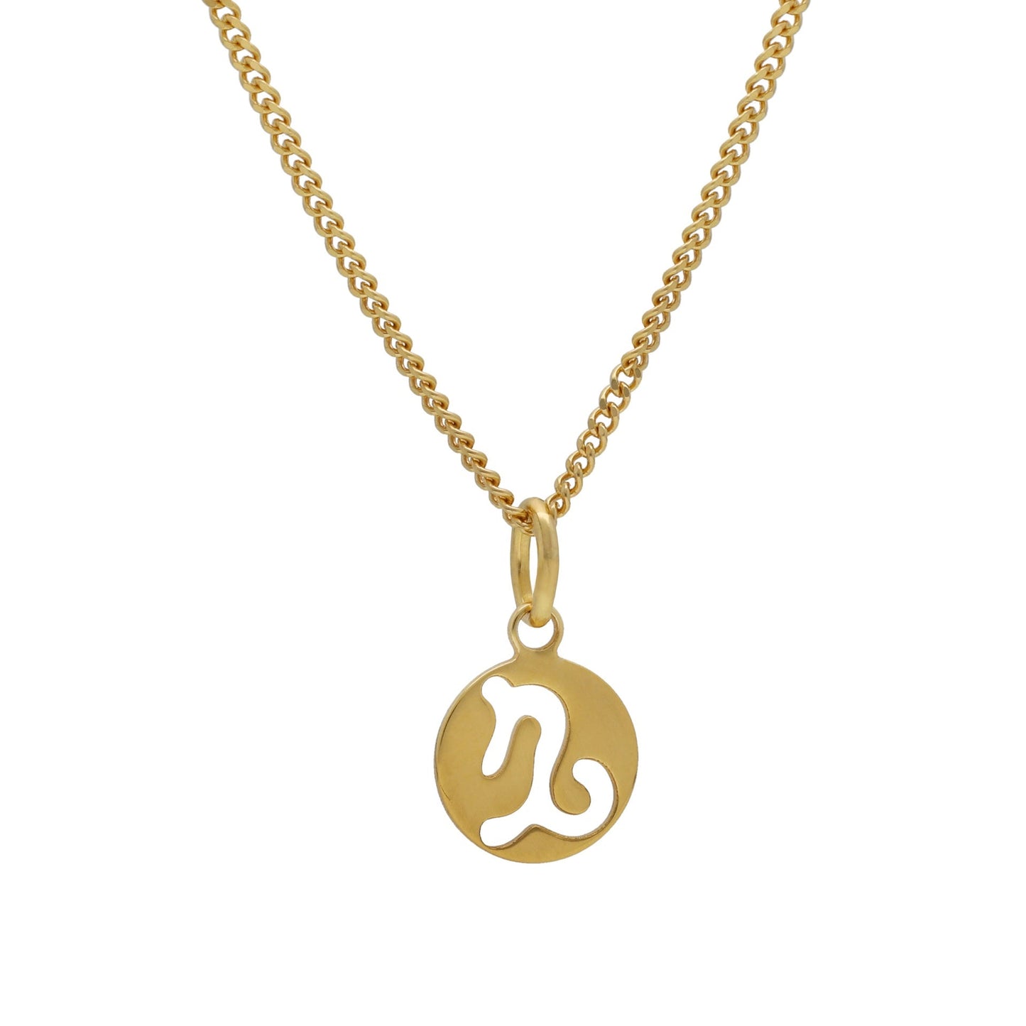 Collar corto Astra horóscopo en Plata baño Oro