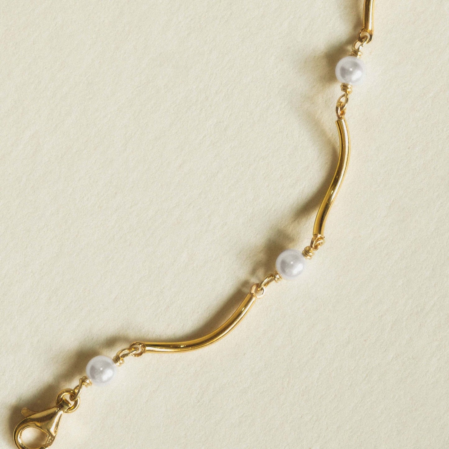 Pulsera Milan perla en Plata