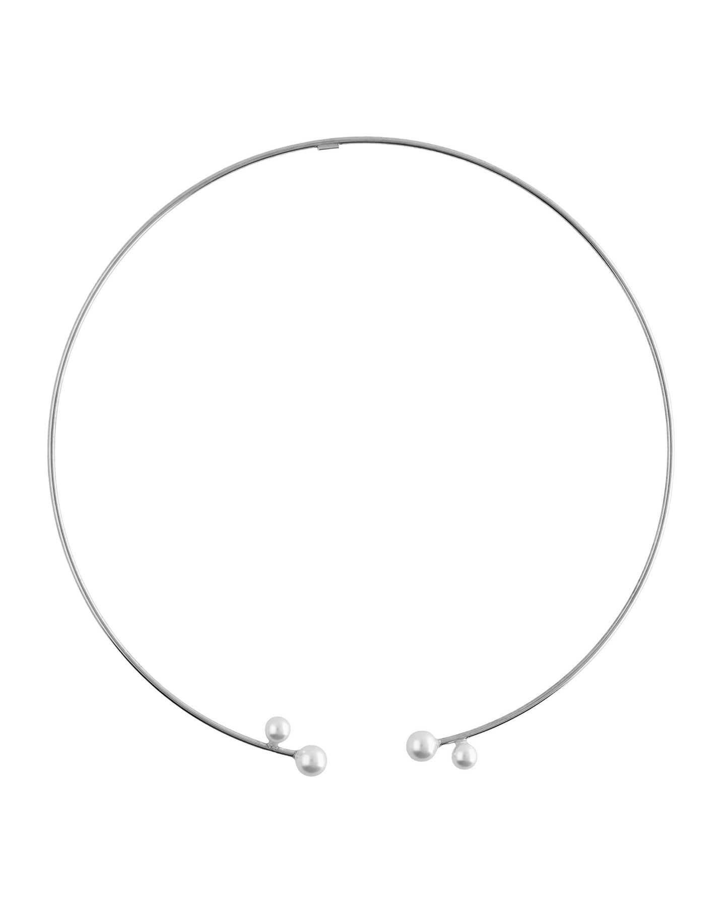 Choker Sera con perla en Plata