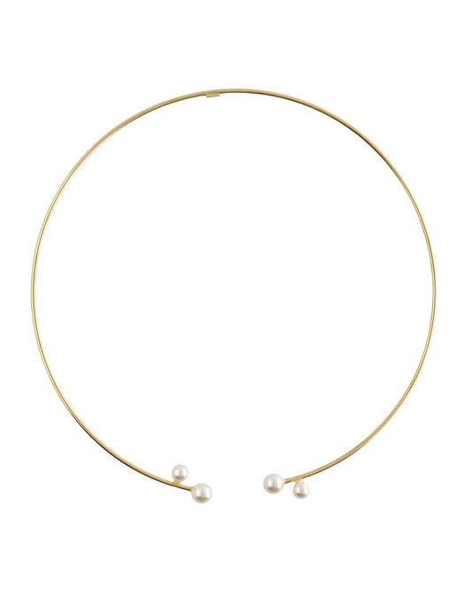 Choker Sera con perla en Plata